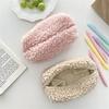 Lambswool Lamb Hair Cosmetic Bag Soft Pencil Case Make Up Organizer Pencil Bag Desktop Storage Bag
