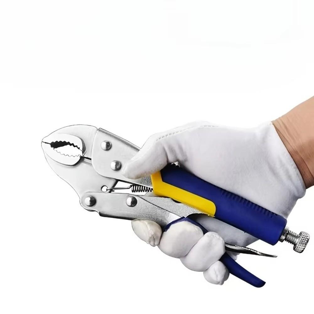 Heavy-Duty Locking Pliers Metal Round Nose Pliers Durable Clamp Pliers  Mechanical Repair