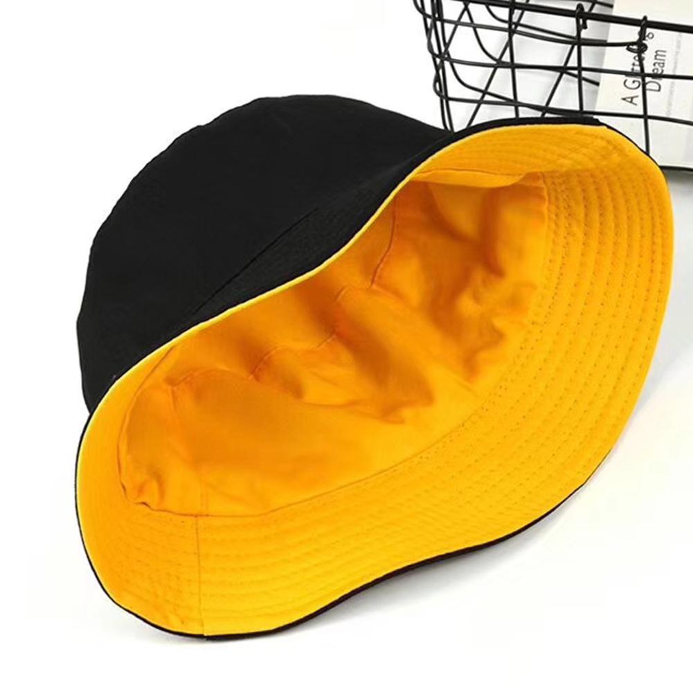 Fashion Women Flat Cotton Reversible Fisherman Sun Hat Bucket