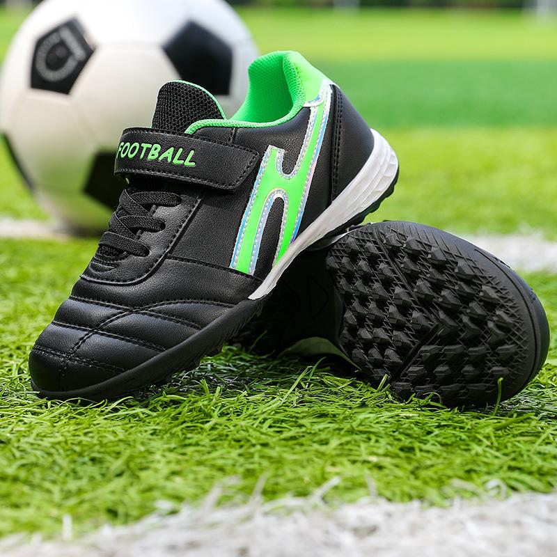 

Новые футбольные бутсы мужские и женские детские на липучке TF шиповки молодые студенты трава плоские тренировочные бутсы 39