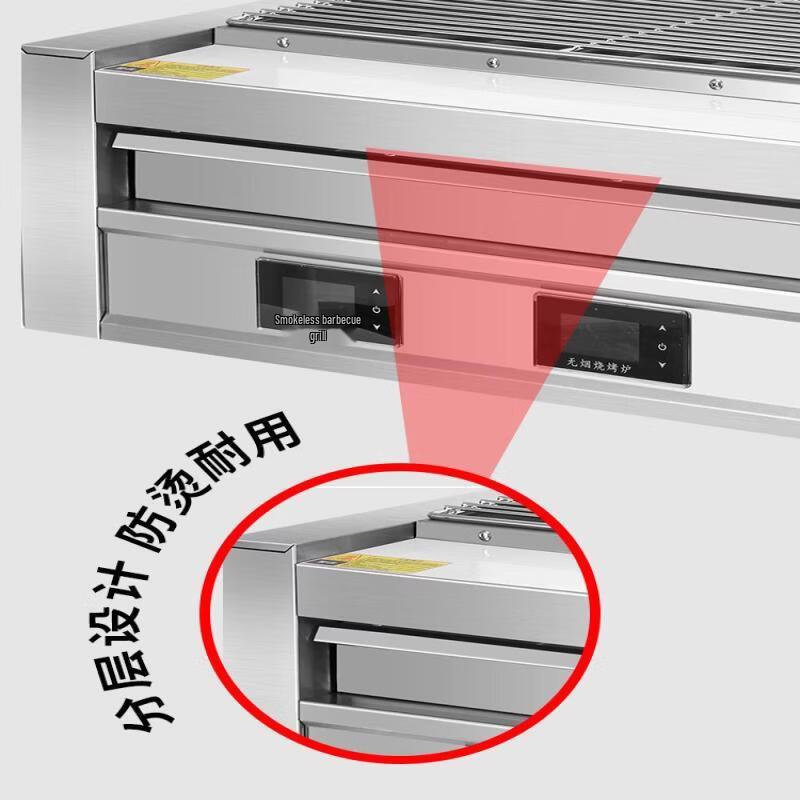 JPHZNB Smokeless Electric BBQ Grill
