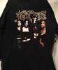 T-shirt a maniche corte nera in cotone per uomo, concerto della band Kittie, tutte le taglie 1F1374