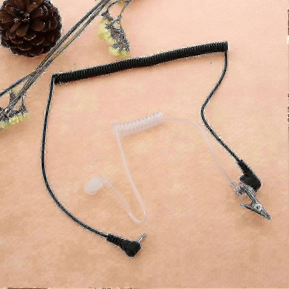 1pin 2.5mm Covert Acoustic Tube Earpiece for Icom Two-Way Radios with Spare Earbuds
