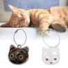 Cats Furs Storage Keychain,Pet Hair Keepsakes Keyring Cats Hair Storage Box Pendants Charm Memorial Collection Keychain