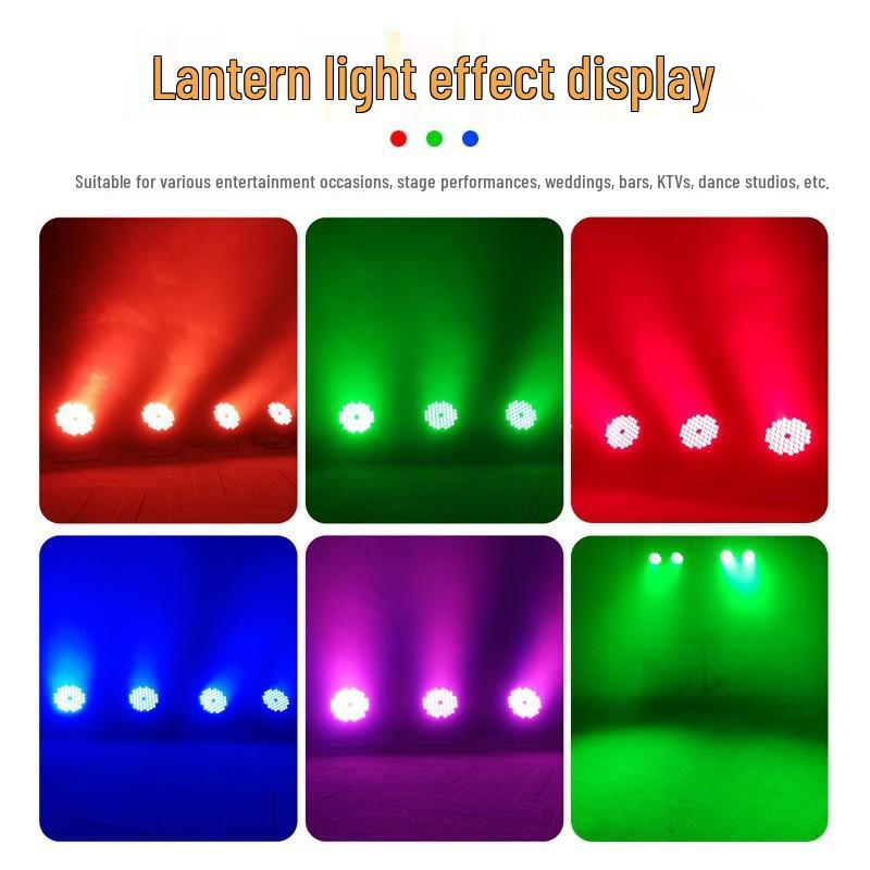54 LED Full-Color PAR Stage Lights for Dance Studios & Atmosphere Spotlights