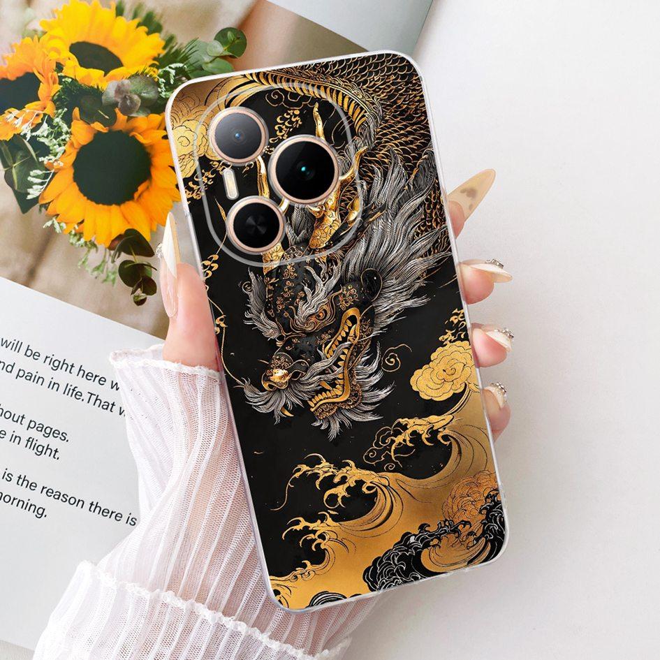 For Honor Power 5G Case DVD-AN80 DVD-AN00 Shockproof Cover Fashion Flower Marble Soft Silicone Fundas For Honor Power 2025 Coque