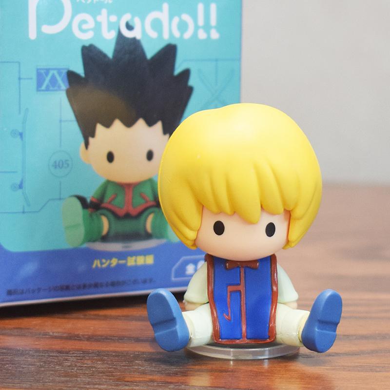 Hunter Exam Candy Toys Figure  Killua Hisoka Illumi Candy Toys Mini Bean Eyes Experimental Chapter Action Figure Model Toys