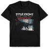 Vtg Title Fight Band Musikliebhaber Schweres Baumwoll-Schwarzes Unisex-T-Shirt