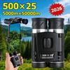 High Power 5000m Long Range Binoculars Compact Straight Telescope Portable Mini Hd Binoculars Lightweight Optical Scope For Outdoor Photography Campin