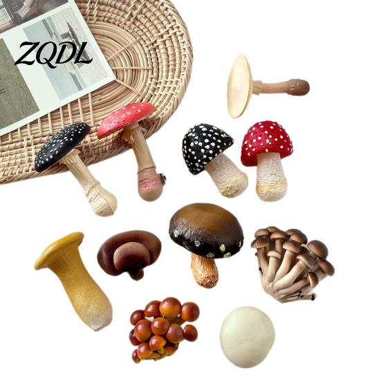 Resin Memo Holder 3D Mushroom Refrigerator Magnet, Fake Decorative Magnets Photo Notes for Whiteboard Cabinet Kitchen Magnet Decor