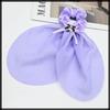 White Fang Ribbon Scrunchie Hair AZ559 Accessory, Cute, Stylish, Casual, Women's, (White)