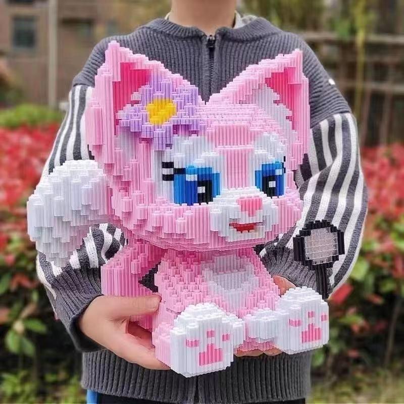 StellaLou-Compatible LEGO Building Blocks Educational Puzzle Toy for Kids - Handmade Birthday Gift Ornaments