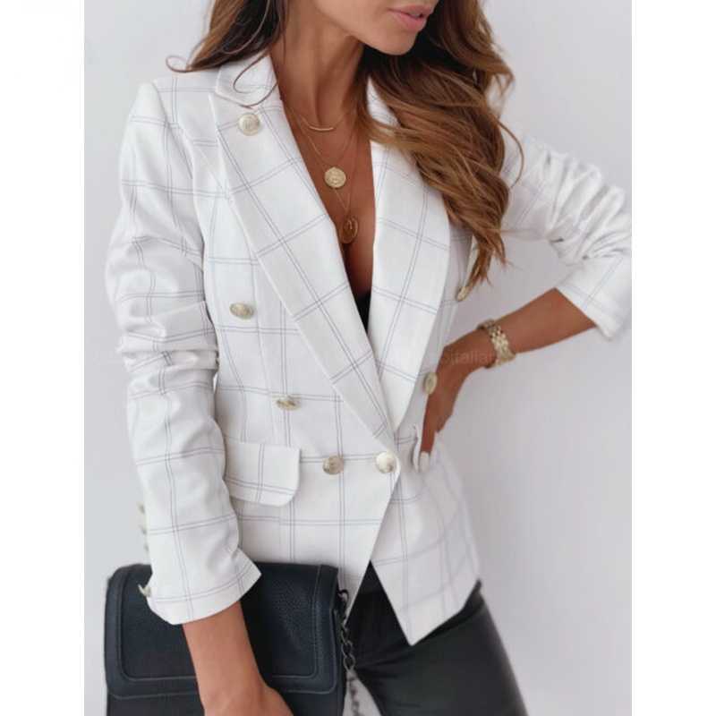2021 Primavera Autunno Inverno Donna Plaid Blazer Giacca Giacca Donna Abito  Manica Lunga Bottone Donna Casual Cappotto Francese Stile Donne Cappotto  Pendolare acquista in modo economico — spedizione gratuita, recensioni  reali con
