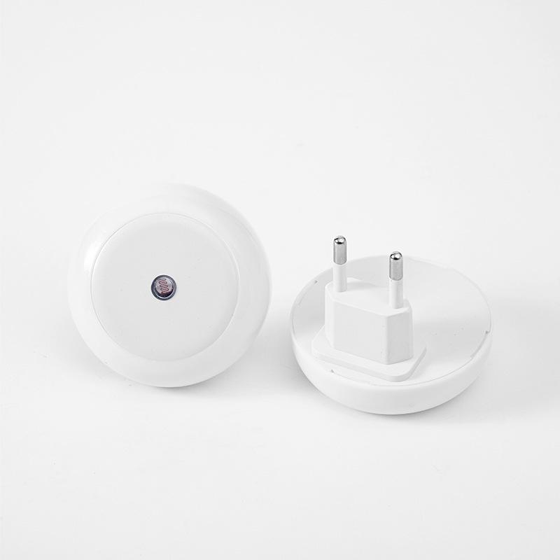 4-Pack EU Plug Light-Controlled Night Lights for Bedroom, Living Room, and Bathroom