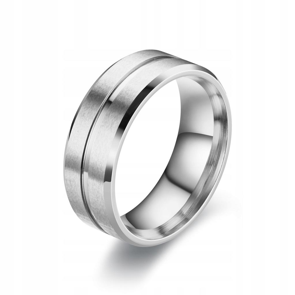 Ehering Silber Stahl Schmuck 316L Größe 25 Eu25 Us11