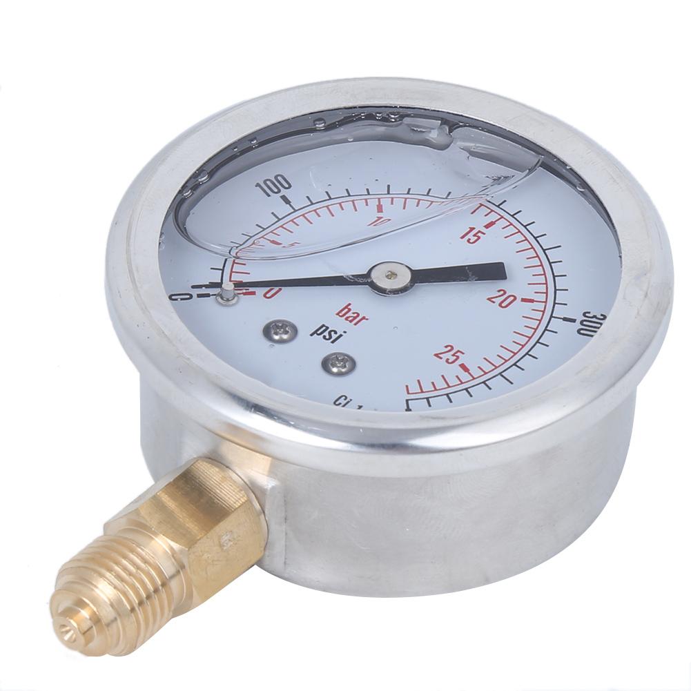 TS PGG604 25bar 1 4BSP Y60 High Accuracy Oil Filled Pressure Gauge Meter 0 25bar 0 400psi