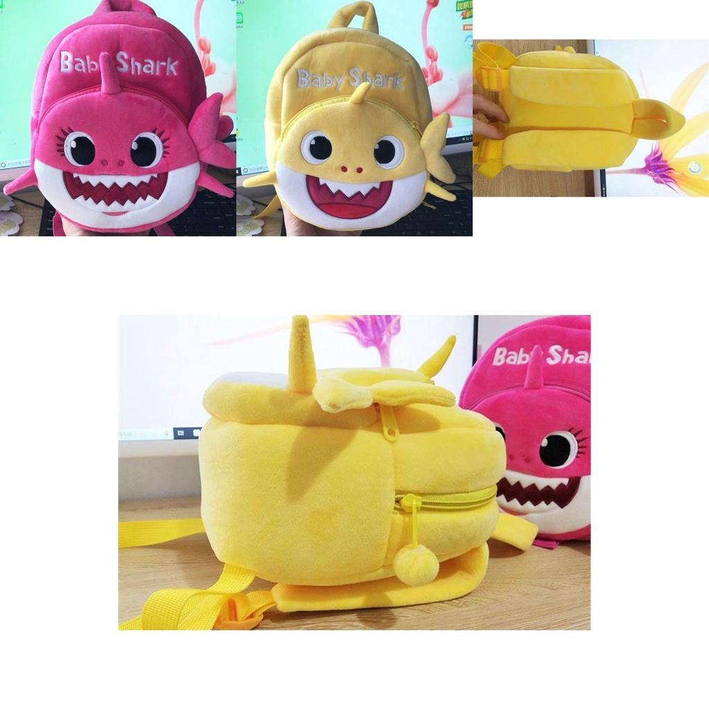 Baby Shark Kids Backpack Soft Plush Mini Backpack Childrens Schoolbag For Boys And Girls