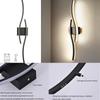 Recharge LED Wall Lamp 5400mA Led Wall Light For Background Decorative Light For Living Room Bedroom Home Lighting Fixture