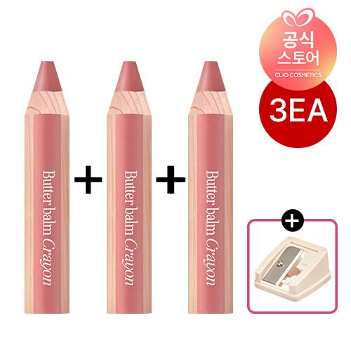 Clio Butter Bam Crayon Special Set (Sharpener Included) X3_686277