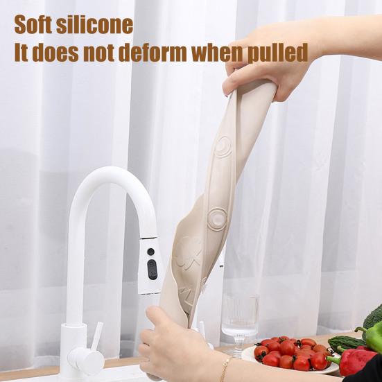 Silicone Tree Sink Splash Guard with Suction Cups Vegetable Washing Water Splash Protector Kitchen Countertop Anti-Splash Board