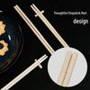 SHUANG YU Individually Wrapped Disposable Bamboo Chopsticks, 100 Pairs