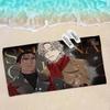 Smyrna und Capri bl Anime Große Mikrofaser Strandtücher Schnelltrocknendes Handtuch Sandstrandtücher Pooltuch für Reisen Schwimmbad Yoga