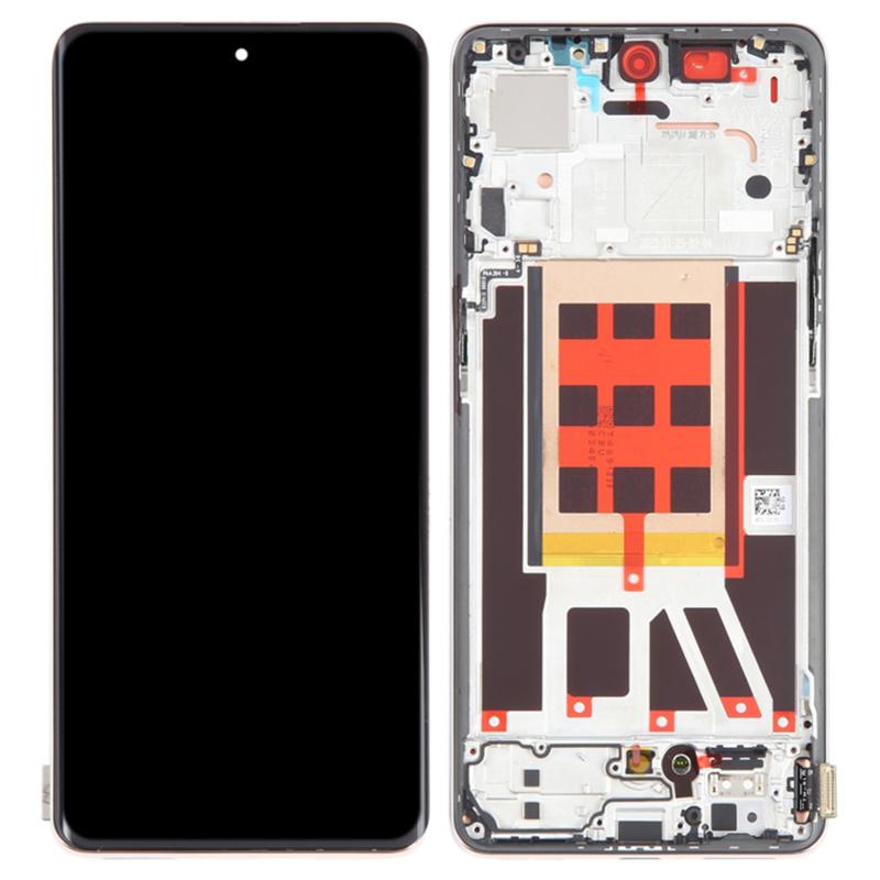

For Oppo Reno9 5G/Reno9 Pro 5G OEM Grade S AMOLED Screen and Digitizer Assembly+Frame Part (without Logo) Gold
