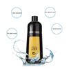 400ml Natural Plant Black Hair Shampoo Hair Dye Black Coloring Shampoo Hair Care ShampooBlack 400ml