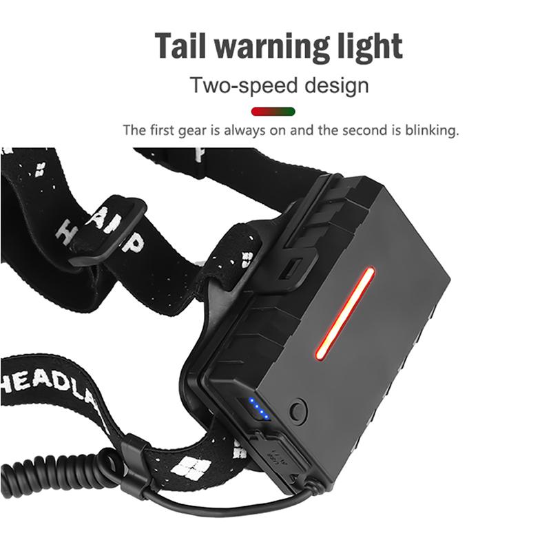 Lampă frontală cu LED reîncărcabilă prin USB XHP90.2 super luminoasă XHP70.2 Cel mai puternic far Pescuit Camping Lanternă ZOOM cu baterie 3*18650