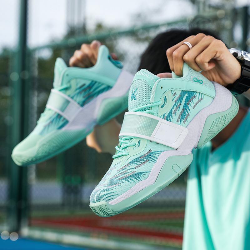 

Basketball shoes men s and women s shock absorption and lightweight actual combat low-top mesh breathable student soft-soled sports shoes non-slip an 35