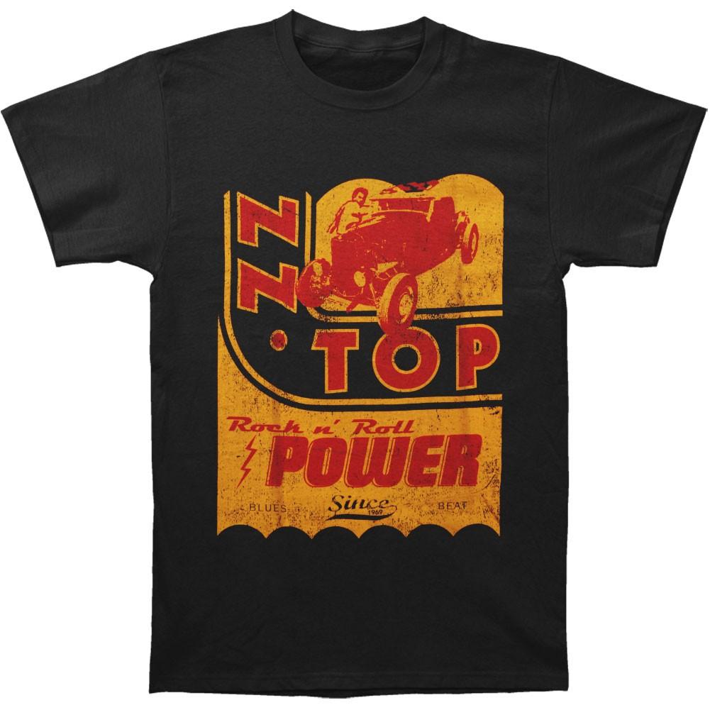 Men s ZZ Top Speed Oil T-shirt Small Black 2XL