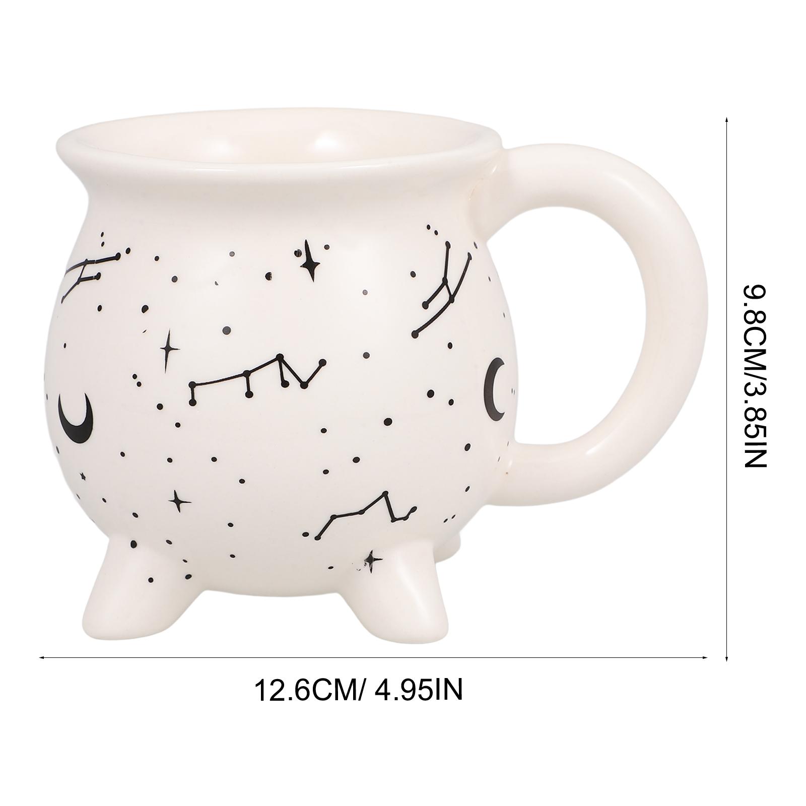 Кружка Ведьмин котел Керамическая кофейная чашка Декоративные кружки для питья Кухонная посуда Фарфоровые чайные чашки Подарки на Хэллоуин Ведьмин котел