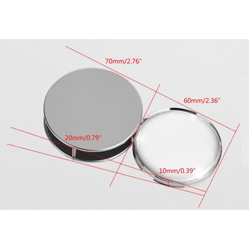Mini Pocket Magnifier 20X Foldable Handheld Jewelry Loupe with Metal Protective for Case Reading Magnifying Glasses Gift
