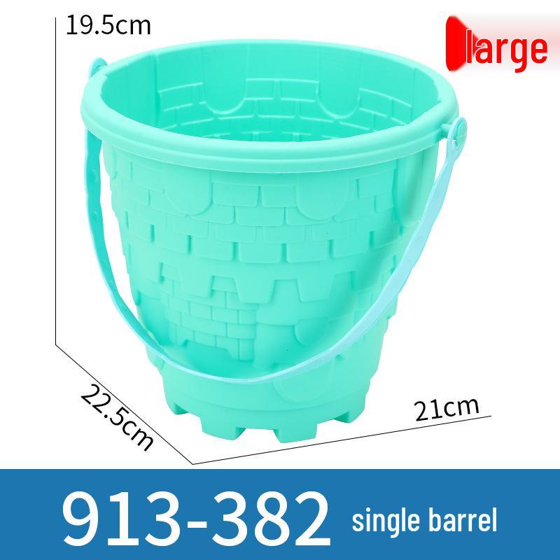 Çocuk Plaj Oyuncak Seti: Dayanıklı Plastik Kale Kovası ve Kum Oyun Araçları