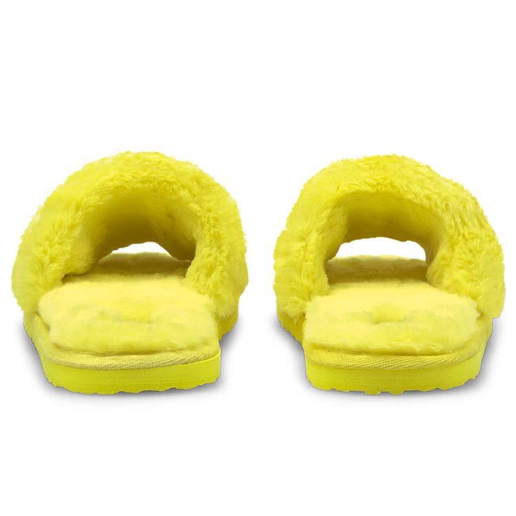 PUMA Fluff Slides 'Fluo Yellow' Women's 384937-04