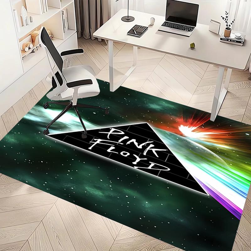 Rock Band P-Pink F-Floyd Print Area Rug - Soft,Washable Non-Slip Indoor Mat,Living Room,Home Office Decorative Rug