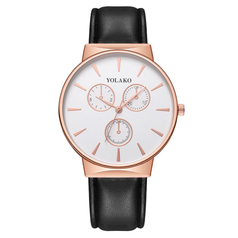 

Гарячий Розпродаж Модний Чоловічий Годинник з Трьома Циферблатами Чоловічий Годинник Ремінець Кварцовий Чоловічий Годинник