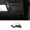 For BMW X3 E83 2006-2010 Real Carbon Fiber Co-Pilot Water Cup Frame Trim 2PCS