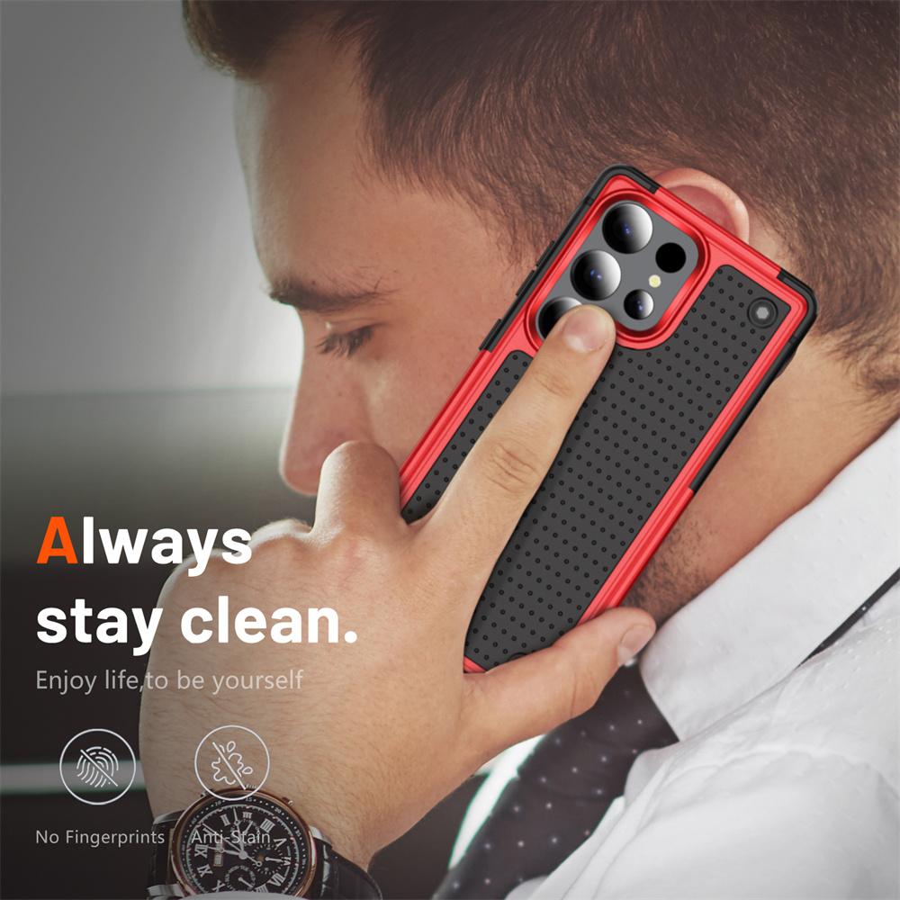 Shockproof Contrast Color Case Bumper For Samsung Galaxy S25 S24 S23 S22 S21 Plus Ultra S20 FE A25 A54 A73 A53 A32 A71 A14 Cover