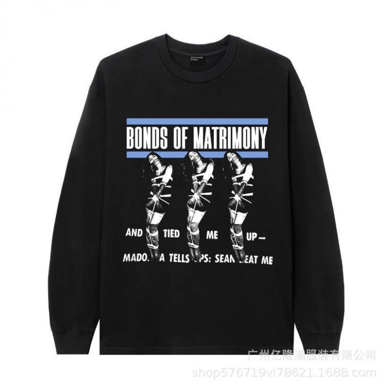 Unisex Oversized Long Sleeve T-Shirt With Geometric Graffiti Print Casual Streetwear Top Teens Adults