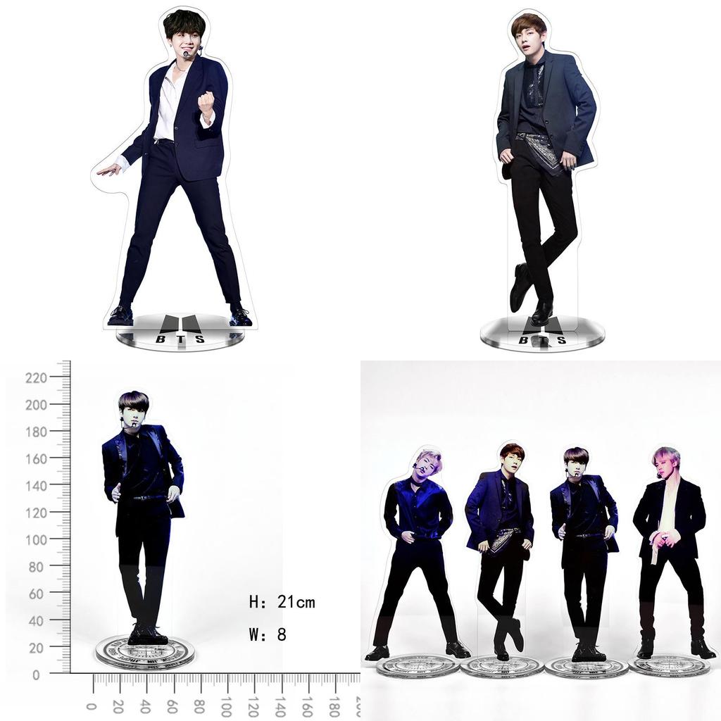 Premium Quality Kpop Bts Fake Love Yourself Acrylic Standee Action Figure Doll For Elegant Table Desk Decor