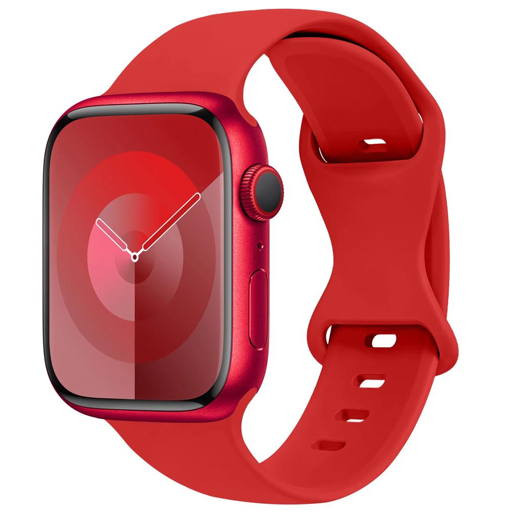 Silikonarmband für Apple Watch Band 45mm 44mm 41mm 40mm 42mm 46mm ultra 49mm Sportarmband correa series 11 7 8 9 10 4 3 5 6 se