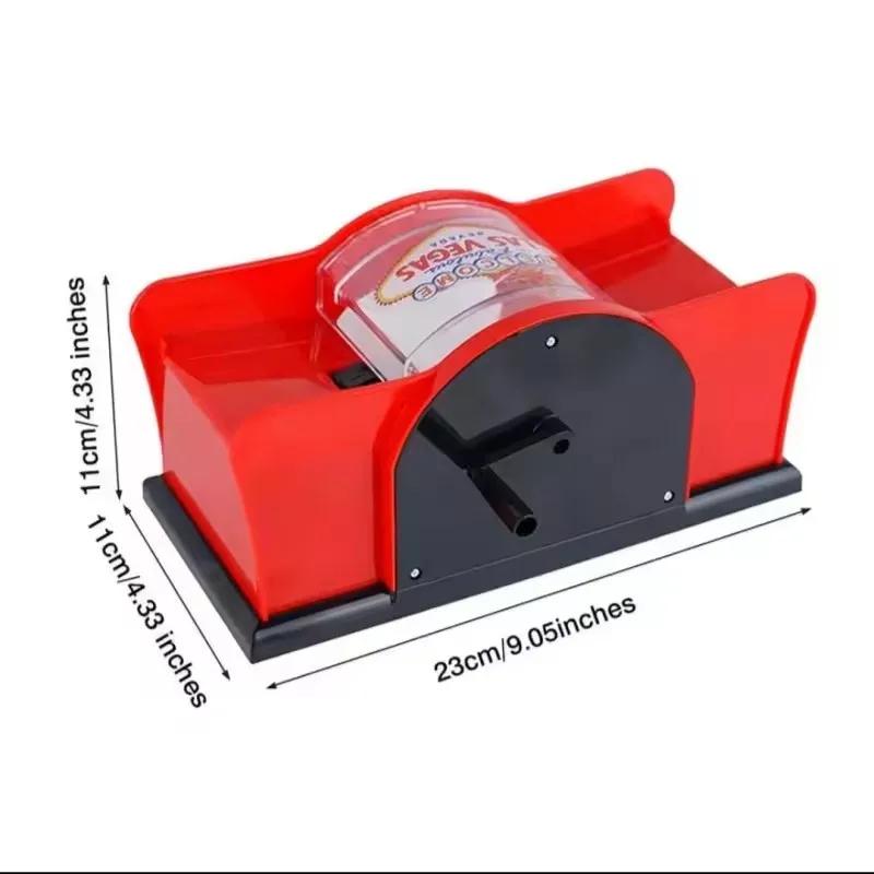 Manual Poker Card Shuffler Shuffling Machine Hand Crank Poker Shuffler 2 Decks of Cards Shuffle Machine for Board Game Poker