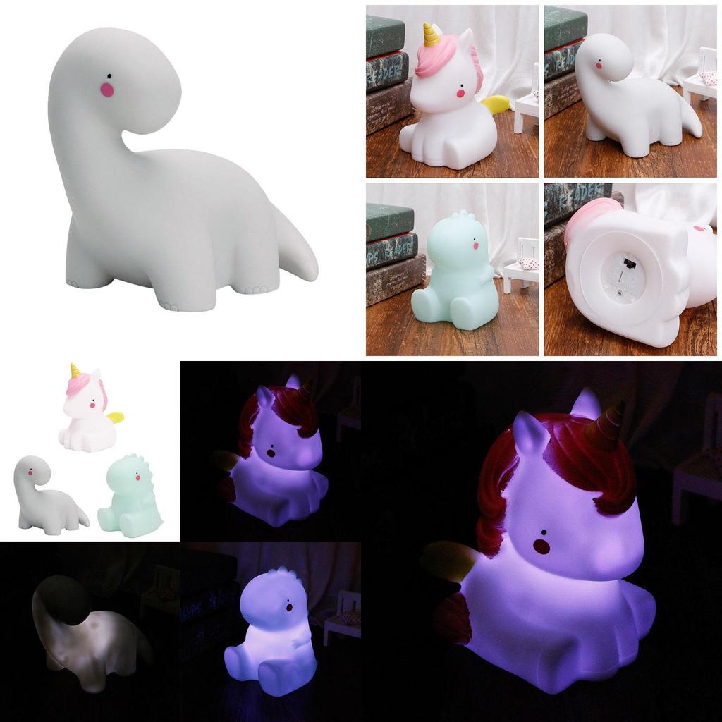 Entzückendes Cartoon Einhorn Nachtlicht LED Lampe für Baby Kinder Kinderzimmer