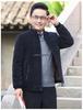 Men's Corduroy Velvet-Lined Jacket for Middle-Aged and Elderly - Autumn/Winter Warmth