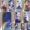 Genshin Impact Kamisato Ayaka For Huawei P20 P30 P40 P60 Pro P Smart Nova 9 5T Honor 70 90 50 Magic5 Lite X7a X9a X8a Case