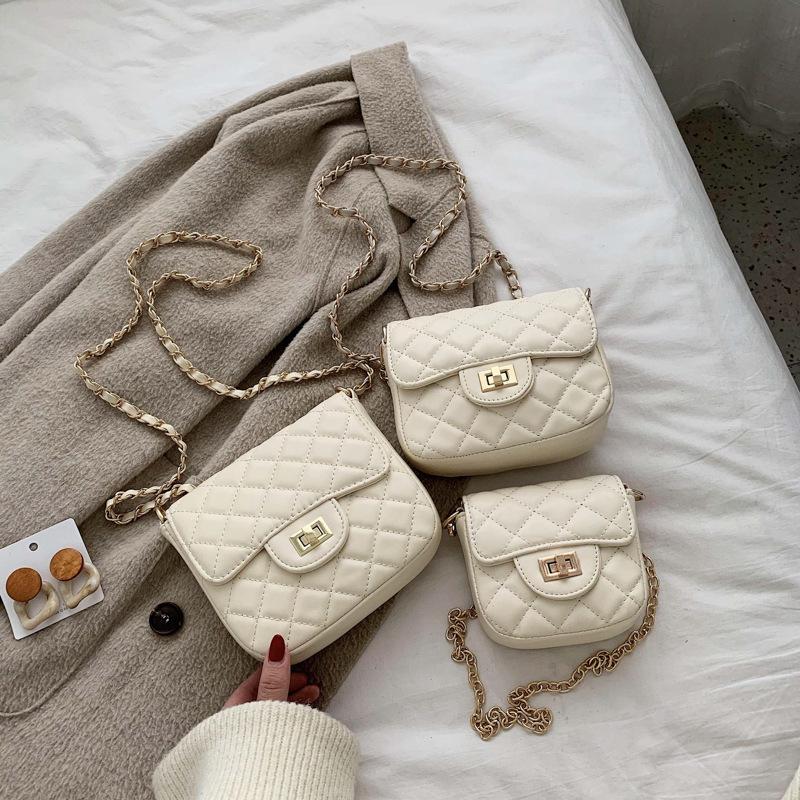 Internet Celebrity Small Bag Women 2025 Popular New Trendy Korean Version Shoulder Versatile Messenger Ins Fashion Diamond Chain Bag