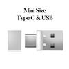 2 in 1 USB / Type-C Mouse Jiggler Portable Mini Mouse Mover, Driver-Free for Computers, Laptops