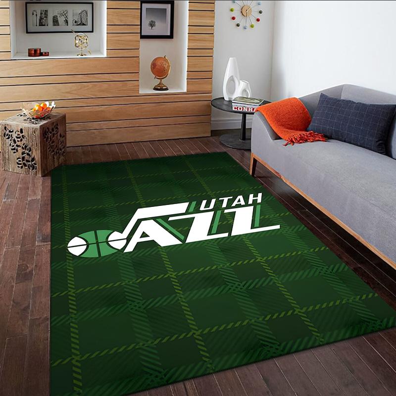 Jazz Basketball Team  Carpet, Kitchen Rugs, Yoga Mat, Non-Slip Mats, Rug for Bathroom, Living Room bedroom, Camping Rugs Christmas Gift