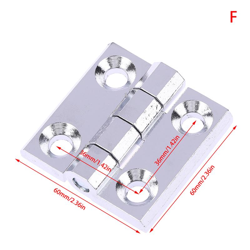 4040/5050/6060 Zinklegering Fyrkantigt Vikgångjärn Ytmonterat Gångjärn